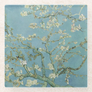 Almond Blossoms Painting by Van Gogh Glasuntersetzer