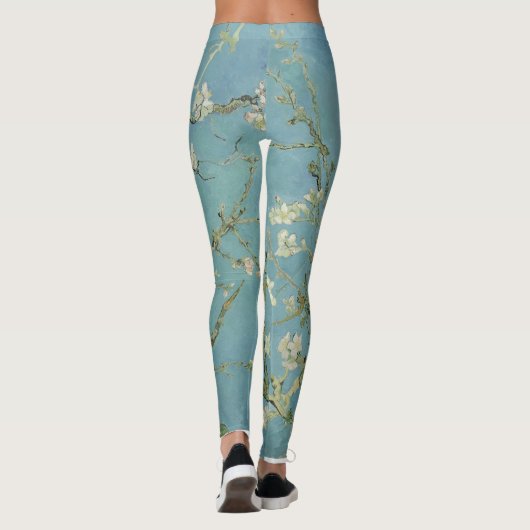 Almond Blossoms Painting by Van Gogh Leggings (Rückseite)