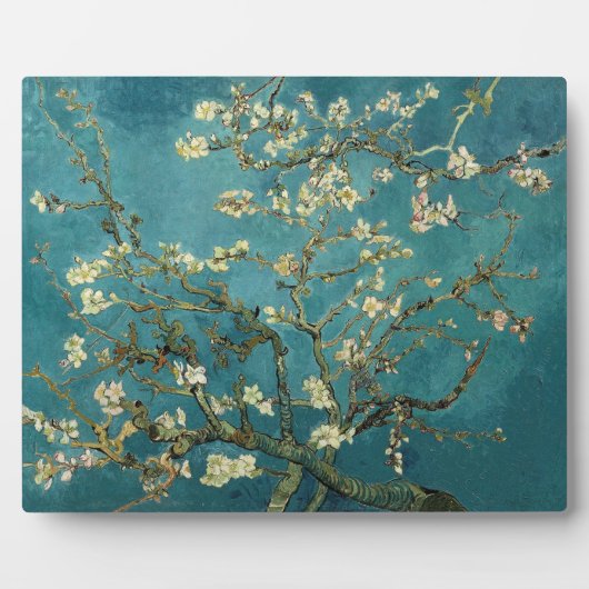 Almond Blossoms Plaque Fotoplatte (Vorderseite)