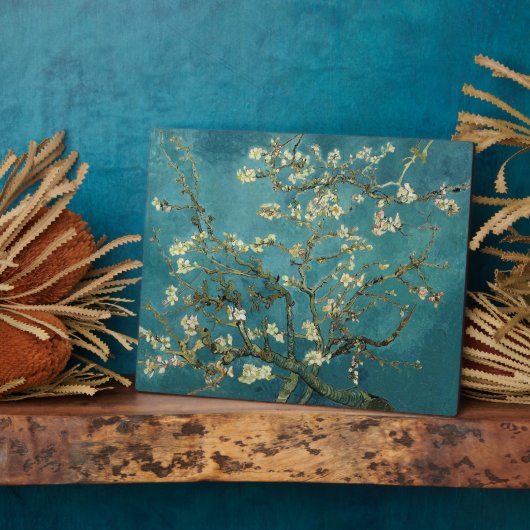 Almond Blossoms Plaque Fotoplatte (Seite)