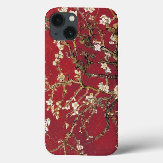 Almond Blossoms Roter Vincent van Gogh Malerei Case-Mate iPhone Hülle (Rückseite)