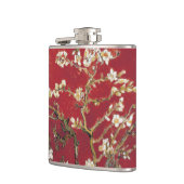 Almond Blossoms Roter Vincent van Gogh Malerei Flachmann (Links)