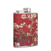 Almond Blossoms Roter Vincent van Gogh Malerei Flachmann (Rechts)