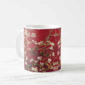 Almond Blossoms Roter Vincent van Gogh Malerei Kaffeetasse (Vorderseite Links)