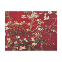 Almond Blossoms Roter Vincent van Gogh Malerei