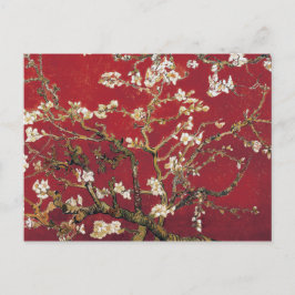 Almond Blossoms Roter Vincent van Gogh Malerei Postkarte
