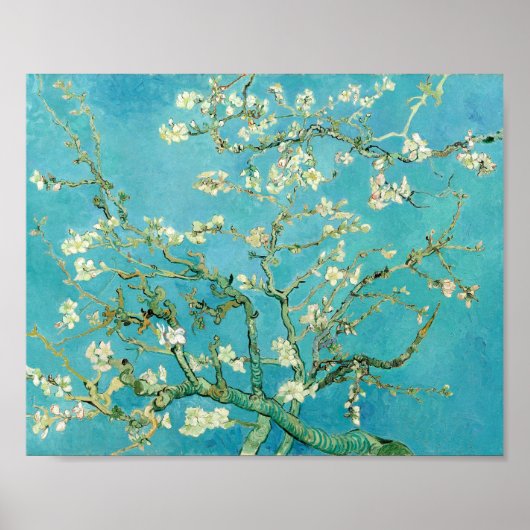 Almond Blossoms | Vincent Van Gogh Poster (Vorne)