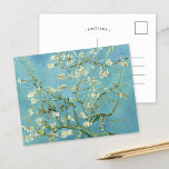 Almond Blossoms | Vincent van Gogh Postkarte<br><div class="desc">Mandelblüten (1890) des niederländischen Künstlers Vincent van Gogh (1853-1890). Van Goghs Almond-Blüten-Gemälde zeigen ein zartes Set aus weißen Blume gegen einen strahlenden türkisfarbenen Himmel, das für neues Leben und Erneuerung steht. Die eleganten Äste und fließenden Linien, die von japanischer Kunst Inspiriert werden, schaffen ein Gefühl der Gelassenheit und natürlichen Schönheit....</div>