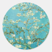 Almond Blossoms | Vincent van Gogh Runder Aufkleber (Vorderseite)