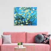 Almond Blossoms von VanGogh Wrapped Canvas Leinwanddruck (Insitu (Wohnzimmer))