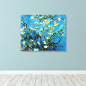 Almond Blossoms von VanGogh Wrapped Canvas Leinwanddruck (Insitu (Holzboden))