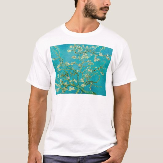 Almond Blossoms von Vincent van Gogh (1890) T-Shirt (Vorderseite)