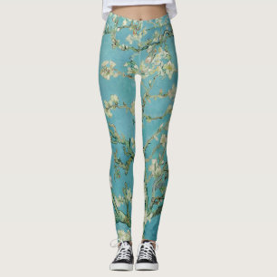 Almond Blossoms von Vincent Van Gogh Fine Art Leggings
