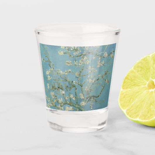 Almond Blossoms von Vincent Van Gogh Fine Art Schnapsglas (Vorderseite)