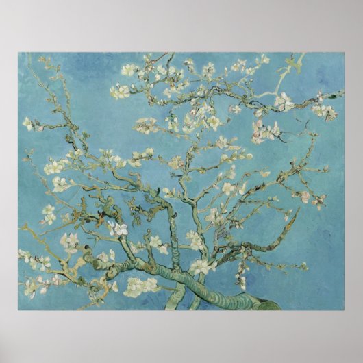 Almond Blossoms von Vincent Van Gogh Poster (Vorne)