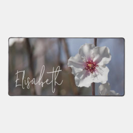 Almond Blume Nature Spring Modern Fügen Sie Ihren Schreibtischunterlage