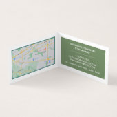 Almond-Blüten von Van Gogh, Art Supplies Store Visitenkarten (Innenseite)