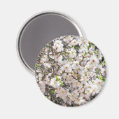 Almond-Blütenmagnet Magnet (Vorderseite/Rückseite)