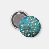 Almond Branches in Bloom Magnet (Vorderseite/Rückseite)