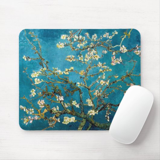 Almond Branches in Bloom Mousepad (Mit Mouse)