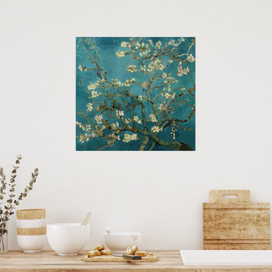 Almond Branches in Bloom Poster (Küche)