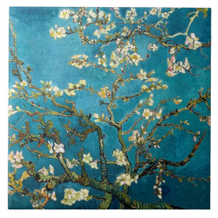 Almond Branches in Bloom Tile Fliese