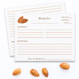 Almond Brautparty Rezept Card