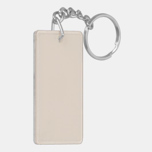 Almond Brown Schlüsselanhänger (Rückseite links)