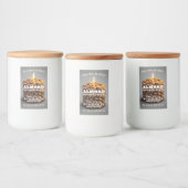 Almond Candle Lebensmitteletikett (Flaschen)
