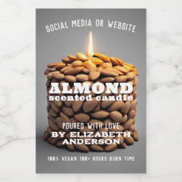 Almond Candle Lebensmitteletikett
