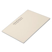 Almond Color Schlicht Elegante Beruflich Moderne Notizblock (angewinkelt)