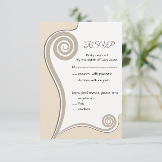 Almond Colored Koru - Neuanfang - UAWG (Stehend Vorderseite)