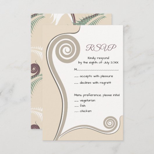 Almond Colored Koru - Neuanfang - UAWG (Vorne/Hinten)