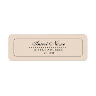 Almond Custom Schlicht Wedding