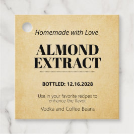 Almond Extract Modern Tag ZEX_001b Geschenkanhänger