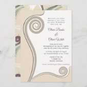 Almond Koru - Neubeginn - Einladung (Vorne/Hinten)