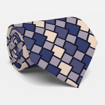 Almond Lila Navy Geometric Diamond Shape