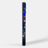 Almond Navy Blue Glitzer iPhone Mate Tough Case (Rückseite / Rechts)