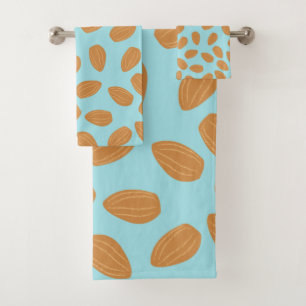 Almond Pattern Badhandtuch Set