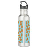 Almond Pattern Edelstahlflasche (Rückseite)