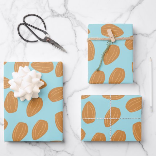 Almond Pattern Geschenkpapier Set (Vorderseite)