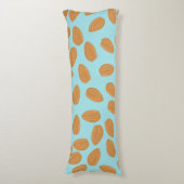 Almond Pattern Seitenschläferkissen (Vorderseite Vertikal)