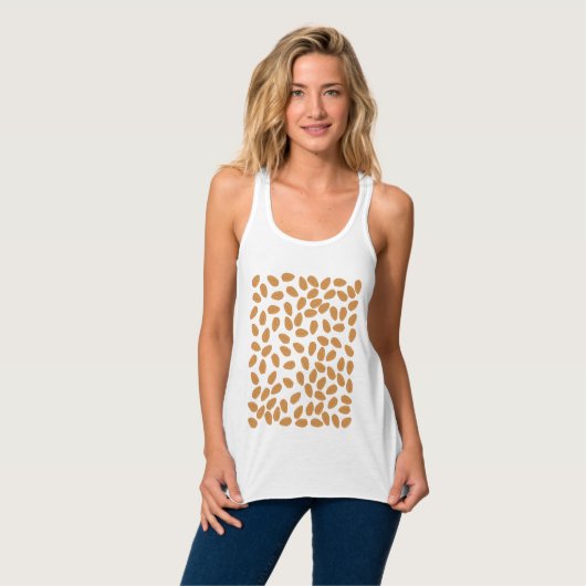 Almond Pattern Tank Top (Vorderseite Vollansicht)