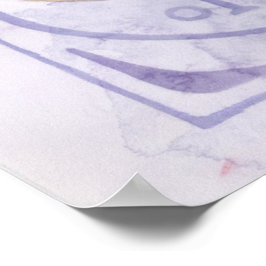 Almond Salt Poster (Ecke)