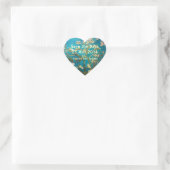 Almond Tree Art Save the Date Herz-Aufkleber (Tasche)