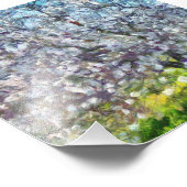 Almond Tree Blossom Kunstmalerei Fotodruck (Ecke)