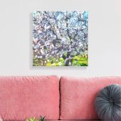 Almond Tree Blossom Kunstmalerei Leinwanddruck (Insitu (Wohnzimmer))