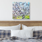 Almond Tree Blossom Kunstmalerei Leinwanddruck (Insitu (Schlafzimmer))