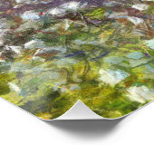 Almond Tree Blossom Kunstmalerei Poster (Ecke)