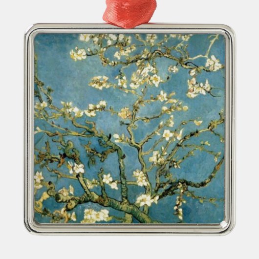 Almond Tree blühend von Van Gogh Ornament Aus Metall (Vorne)